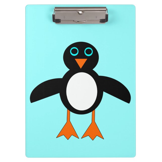 Portapapeles de pingüino corto (Anverso)