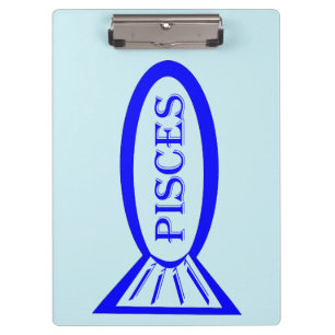 Portapapeles de Piscis Star Sign Fish