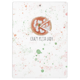 Portapapeles de pizza loca