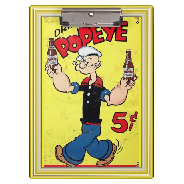 Portapapeles de Popeye (Anverso)