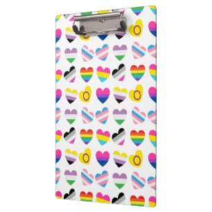 Portapapeles de Pride Hearts
