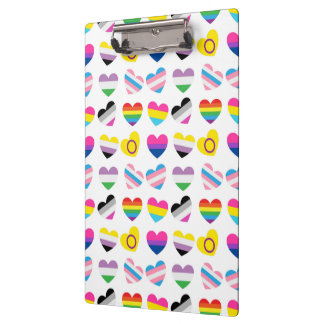 Portapapeles de Pride Hearts