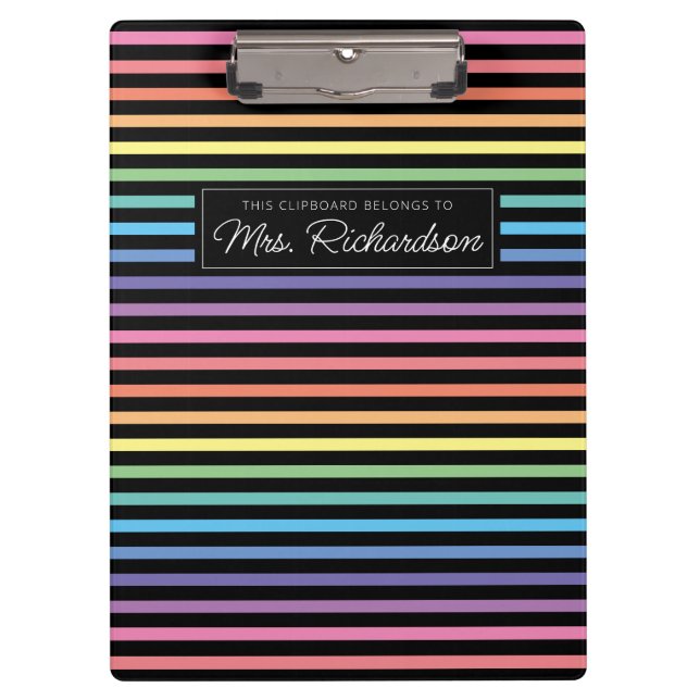 Portapapeles de profesores de escuela primaria de  (Anverso)