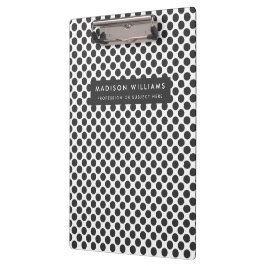 Portapapeles de punto moderno mínimo