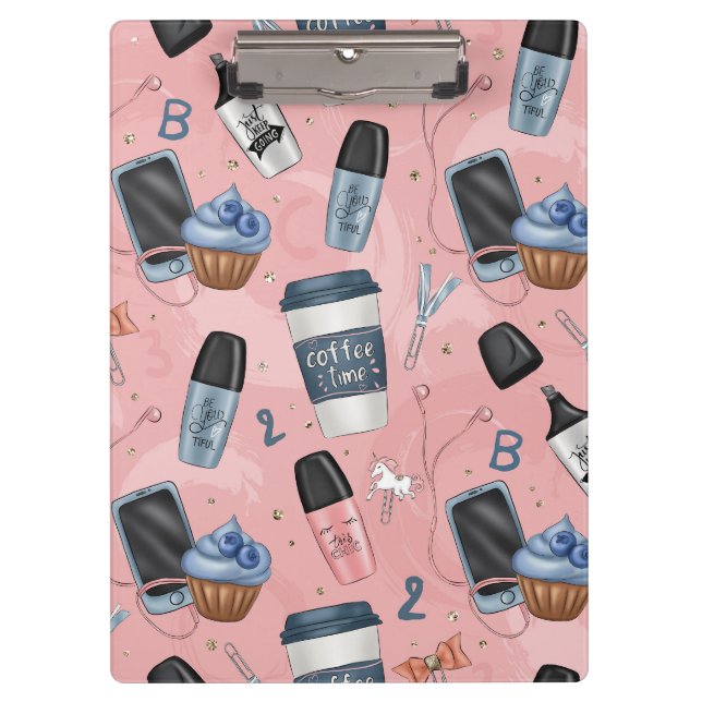 Portapapeles de regreso a la escuela para Chicas (Anverso)