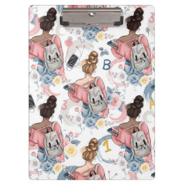 Portapapeles de regreso a la escuela para chicas