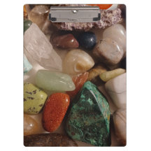 Portapapeles de Rocas y Cristales