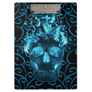 Portapapeles de Skull de Blue Fire