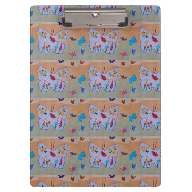 Portapapeles de sueño de mariposa (Anverso)