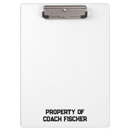 Portapapeles de voleibol personalizado