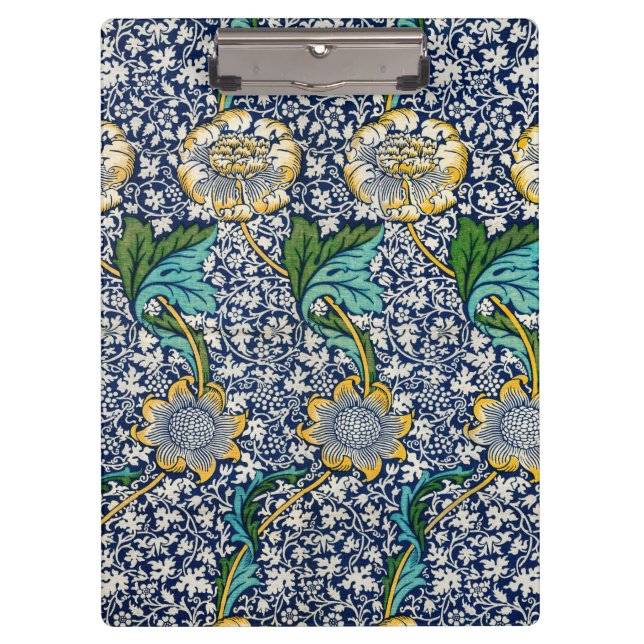 Portapapeles de William Morris Kennet Floral (Anverso)