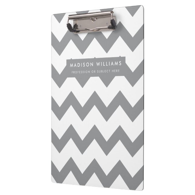 Portapapeles de Zigzag moderno mínimo (Izquierda)