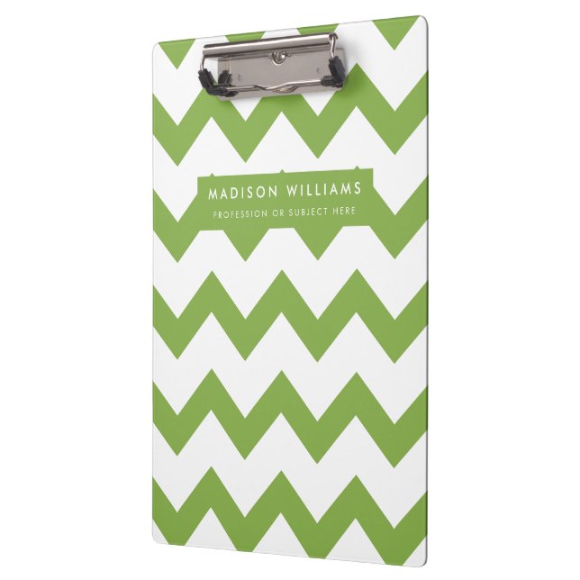 Portapapeles de Zigzag moderno mínimo (Izquierda)