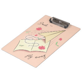 Portapapeles del avión de papel | Huir