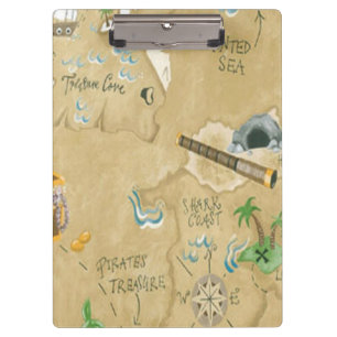 Portapapeles del mapa de tesoros