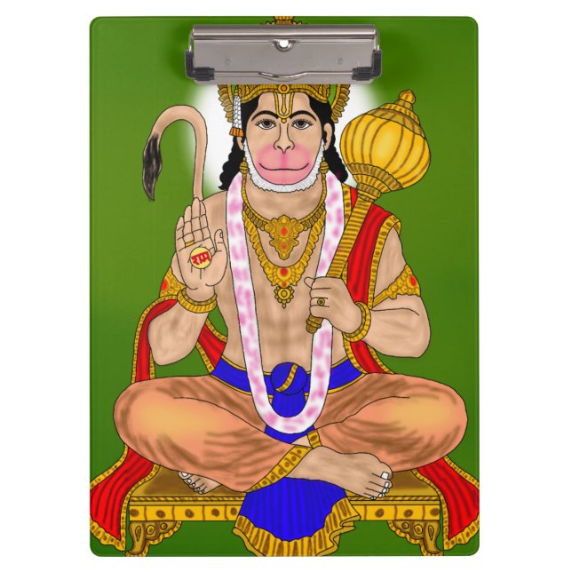 Portapapeles del Señor Hanuman (Anverso)