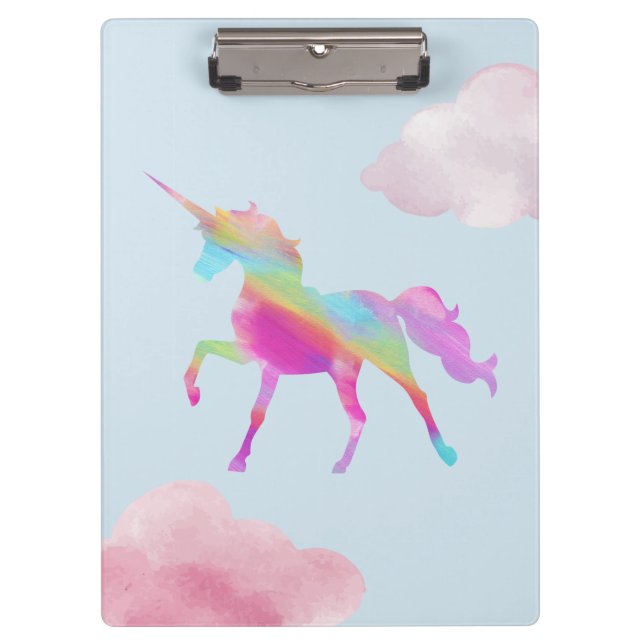 Portapapeles - El Unicornio arcoiris (Anverso)