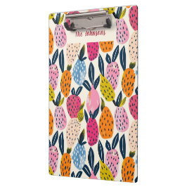 Portapapeles elegante, diseño de fruta, duradero)