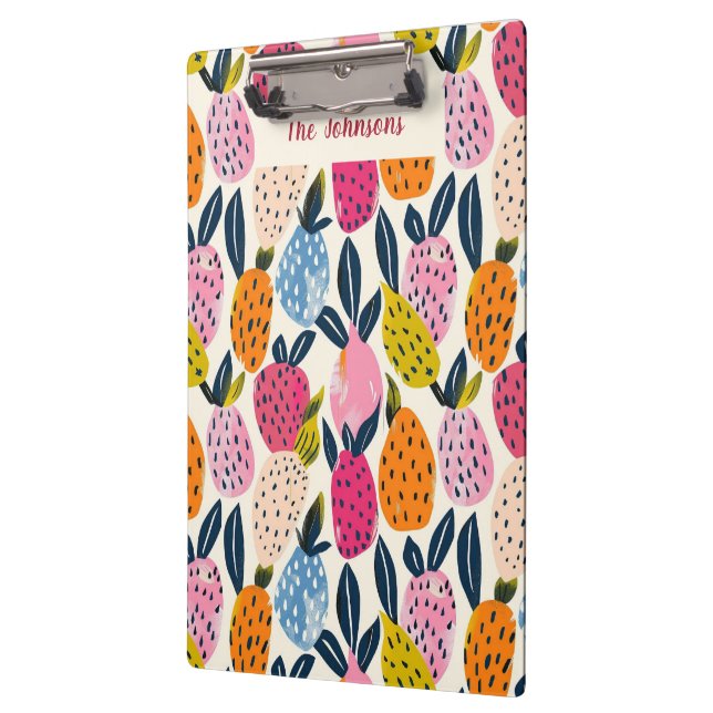 Portapapeles elegante, diseño de fruta, duradero) (Izquierda)