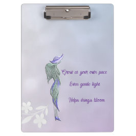 Portapapeles en espiral de calma refinada