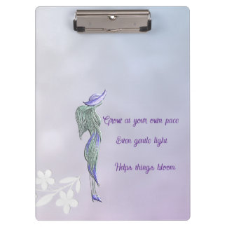 Portapapeles en espiral de calma refinada