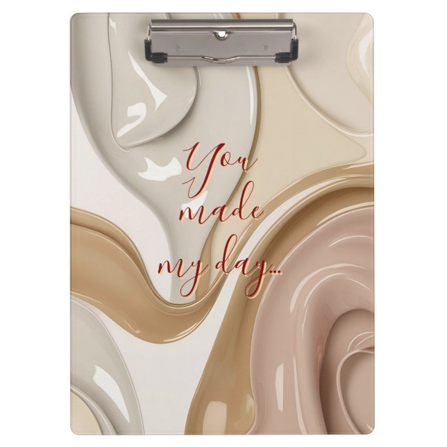 Portapapeles en un gráfico elegante (Anverso)