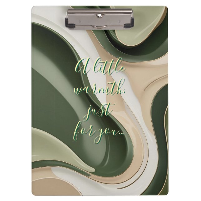 Portapapeles en un gráfico elegante (Anverso)