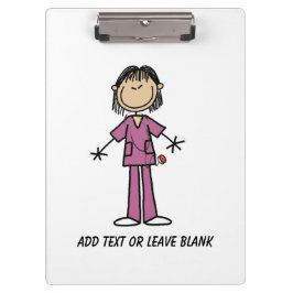 Portapapeles femenino asiático de enfermería