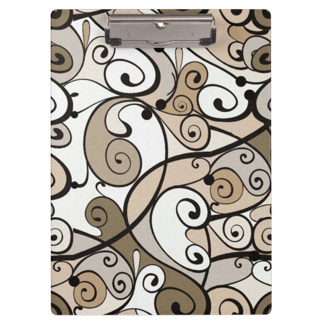 Portapapeles floral (Anverso)