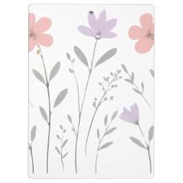 Portapapeles Florales Pastel Bloom para Adolescent