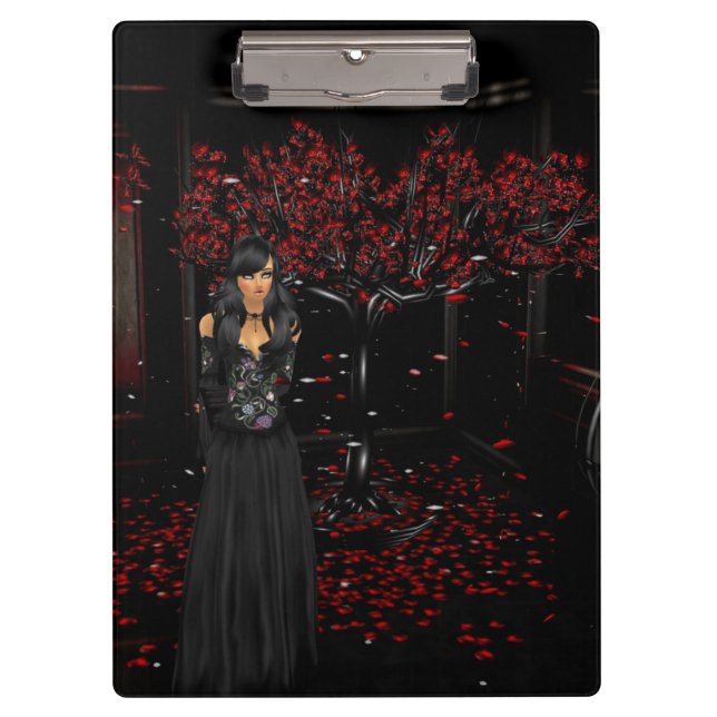 Portapapeles gótico oscuro (Anverso)