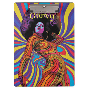 Portapapeles Groovy Retro