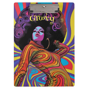 Portapapeles Groovy Retro