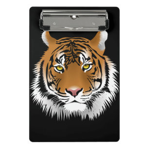 Portapapeles mini cara de tigre