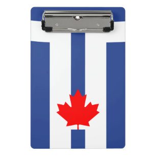 Portapapeles mini con la bandera de Toronto, Canad