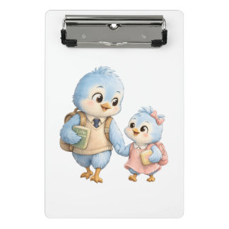 Portapapeles Mini Hermanos Pájaros Dulces