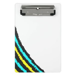 Portapapeles mini personalizado de líneas abstract