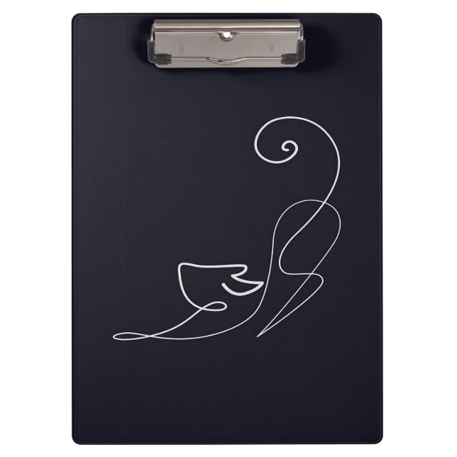 Portapapeles moderno para gatos de arte | Abasteci (Anverso)