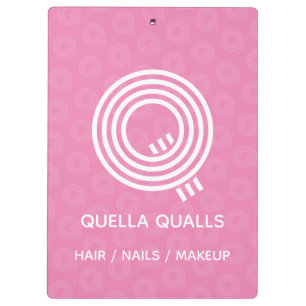 Portapapeles monograma moderno