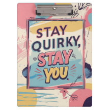 Portapapeles Motivacional Mantén tu Quirky Mantén