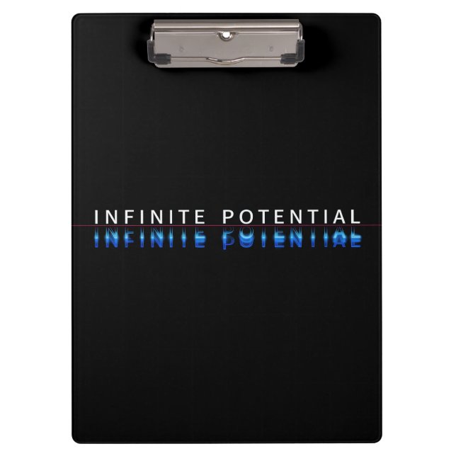 Portapapeles Motivacional "Potencial Infinito" (Anverso)