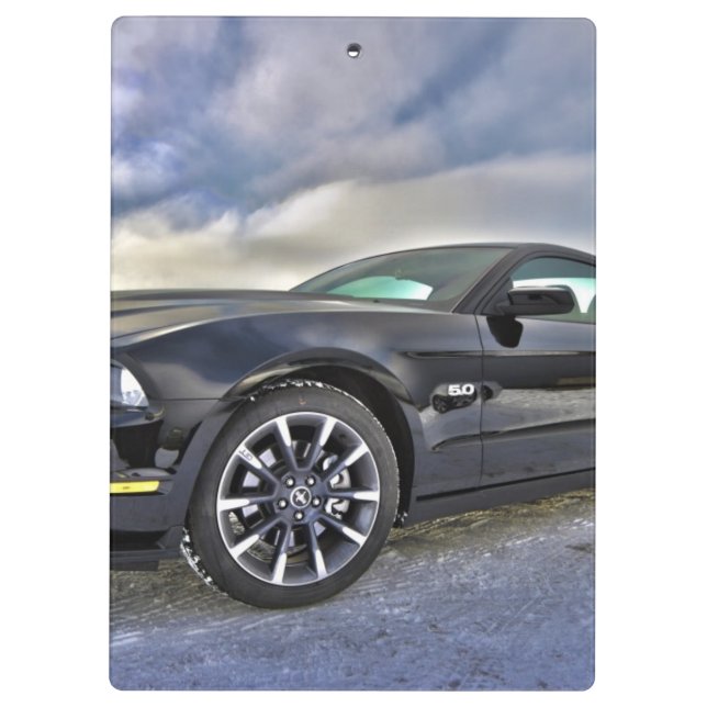 Portapapeles Mustang Car Teacher Office Peace Love (Reverso)