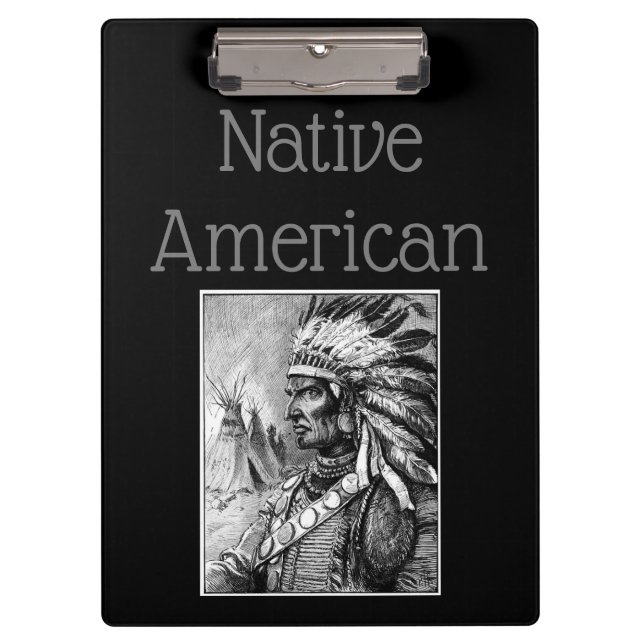 Portapapeles nativo americano (Anverso)