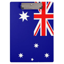 Portapapeles patriótico con bandera de Australia