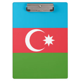 Portapapeles patriótico con bandera de Azerbaiyán