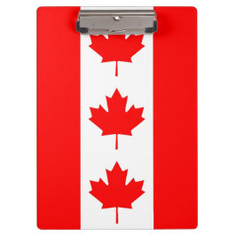 Portapapeles patriótico con bandera de Canadá