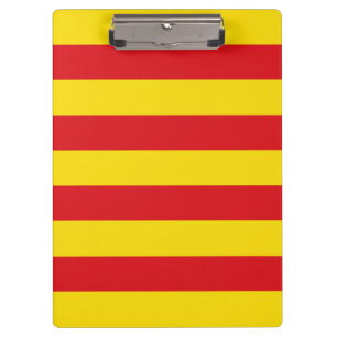 Portapapeles patriótico con bandera de Cataluña