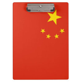 Portapapeles patriótico con bandera de China