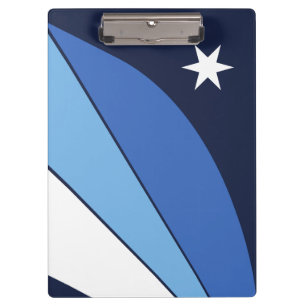 Portapapeles patriótico con bandera de Columbia, S