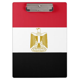 Portapapeles patriótico con bandera de Egipto